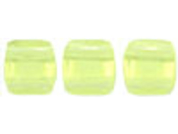 CzechMates Glass 6mm Jonquil Two-Hole Tile Bead Strand