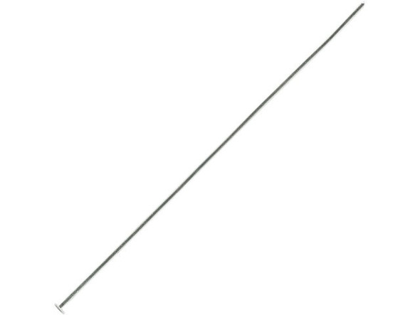 White Plated Head Pin, 3", Standard (ounce)