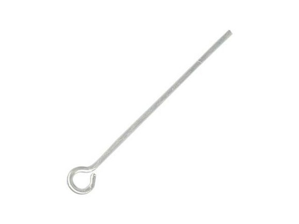 Silver Plated Eye Pin, 7/8", Standard (ounce)