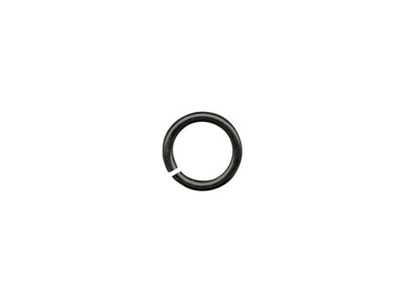 Gunmetal Jump Ring, Round, 6mm (ounce)