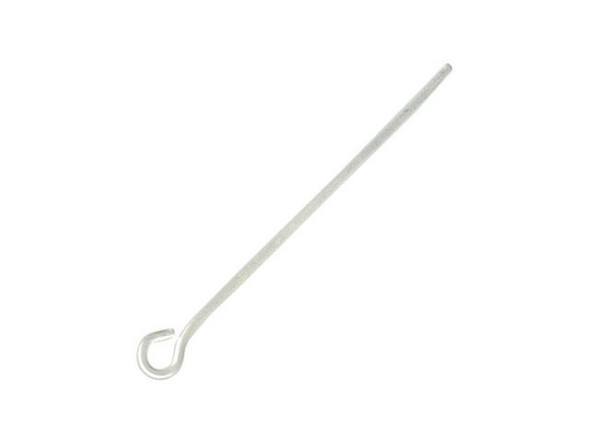 Silver Plated Eye Pin, 7/8", Thin (ounce)