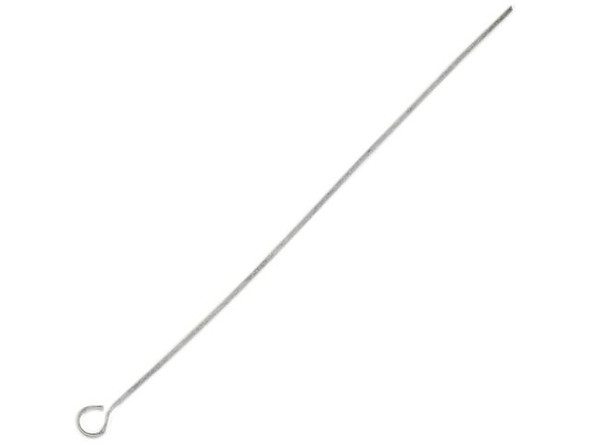 Silver Plated Eye Pin, 2", Standard (Pack)