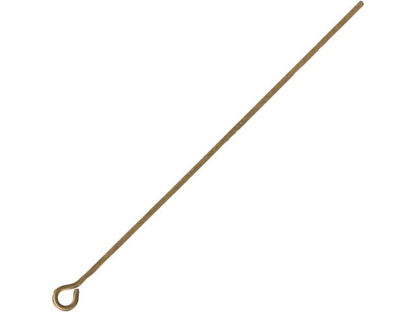Antiqued Brass Eye Pin, 2", Standard (Pack)