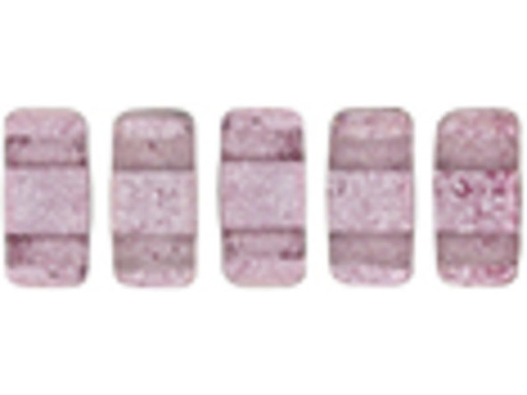 Whether creating stringing projects, bead embroidery, or something else, you'll love these CzechMates Brick Beads. These small, rectangular beads feature two stringing holes, allowing you to add them to multi-strand designs. They look great between strands of seed beads and other two-hole beads. Add these beads to seed bead embroidery projects for added fun. They make a wonderful complement to other CzechMates beads. They feature a lovely amethyst purple color. 