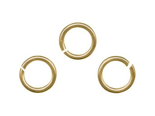 HINT              When you open and close jump rings, twist ends instead of "ovaling" them. This keeps their round shape better, which makes them easier to close neatly.       Raw brass items sometimes have a thin coat of oil. Warm water and detergent (dry to avoid water spots) or alcohol and a cotton ball are all it takes to remove it.        Since brass is a copper alloy, prolonged contact may discolor the skin of the wearer. Raw brass items will develop a natural patina over time unless sealed. To speed up the patina process, try applying an oxidizing solution such as        Win-Ox (#86-343) or        liver of sulfur (#86-354).          See Related Products links (below) for similar items and additional jewelry-making supplies that are often used with this item.