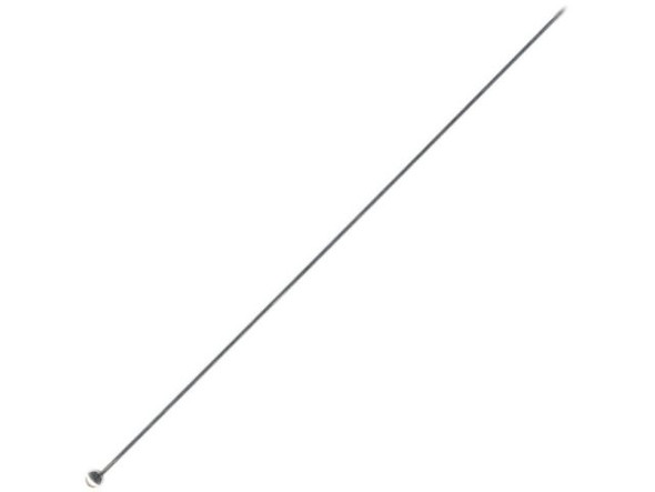 Sterling Silver Ball End Head Pin, 2" (ten)