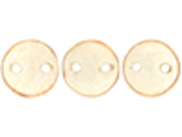 Bring a unique element to your jewelry designs with these CzechMates Lentil beads. These beads feature a puffed disc or lentil shape with two stringing holes. It's a great option for bead weaving, stringing and embroidery. These pressed Czech glass beads are softly rounded, so they won't cut your thread. They are sure to add stability, definition and shape to designs. They feature a soft and subtle taupe color. 