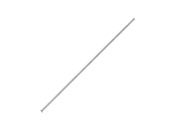 2 Inch 2mm Dot Head Pins- Antique Silver (10 pieces)