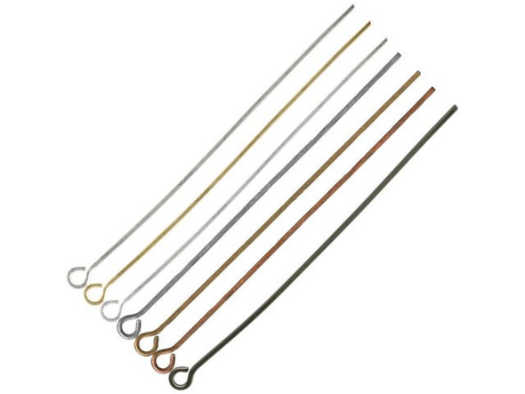 Assorted Brass Eye Pins, 2", Standard (ounce)