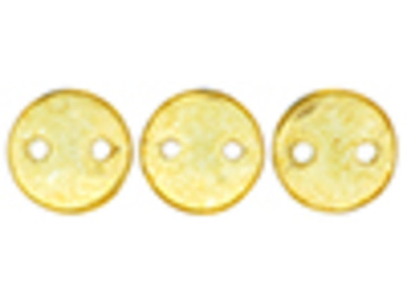 Bring a unique element to your jewelry designs with these CzechMates Lentil beads. These beads feature a puffed disc or lentil shape with two stringing holes. It's a great option for bead weaving, stringing and embroidery. These pressed Czech glass beads are softly rounded, so they won't cut your thread. They are sure to add stability, definition and shape to designs. They feature warm mustard color. 