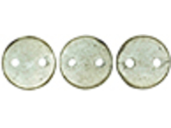 Bring a unique element to your jewelry designs with these CzechMates Lentil beads. These beads feature a puffed disc or lentil shape with two stringing holes. It's a great option for bead weaving, stringing and embroidery. These pressed Czech glass beads are softly rounded, so they won't cut your thread. They are sure to add stability, definition and shape to designs. They feature sleek sharskin gray color with a mottled transparent appearance. 