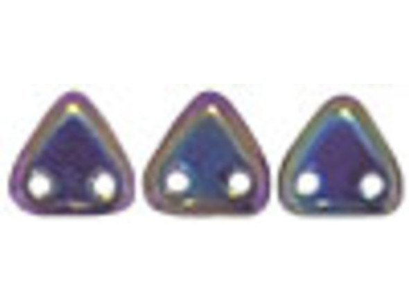 
From the CzechMates two hole bead system, these Czech pressed glass beads have a uniform triangle shape and their large hole size to bead size ratio makes them ideal for consistent bead weaving texture and multiple passes of fine beading thread, such as Fireline, Power Pro, KO Thread and Nymo. Create beautiful textures with the multitude of colors available!

