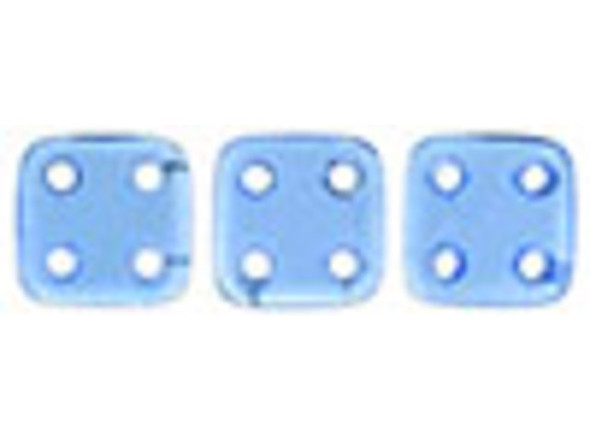 Creative beaded designs start with innovative beads like these CzechMates QuadraTile Beads. These thin square-shaped beads feature rounded corners and a stringing hole in each of the four corners. You can add these beads to designs in unique ways. Stack and layer them, use them in multi-strand designs, add them to bead embroidery and more. There are so many possibilities with these little squares. Use them with other CzechMates beads for amazing dimensional creations. 