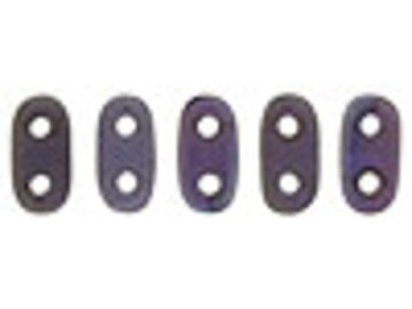 Create dimensional beaded designs with these CzechMates Bar Beads. These flat, oval bar-shaped beads each feature two stringing holes running through them. They are perfect for using with other CzechMates beads, as the stringing holes line up perfectly. Stack and layer them in designs, add them to multi-strand projects, use them in bead embroidery, and more. There are so many possibilities for these little beads. 