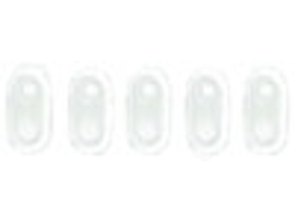 CzechMates Glass 3 x 6mm 2-Hole Crystal Bar Bead 2.5-Inch Tube