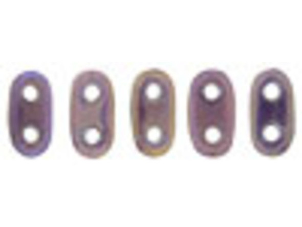 Create dimensional beaded designs with these CzechMates Bar Beads. These flat, oval bar-shaped beads each feature two stringing holes running through them. They are perfect for using with other CzechMates beads, as the stringing holes line up perfectly. Stack and layer them in designs, add them to multi-strand projects, use them in bead embroidery, and more. There are so many possibilities for these little beads. 