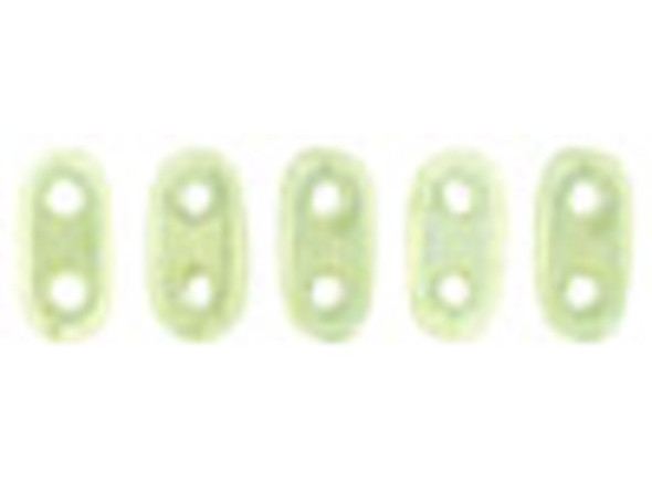 Create dimensional beaded designs with these CzechMates Bar Beads. These flat, oval bar-shaped beads each feature two stringing holes running through them. They are perfect for using with other CzechMates beads, as the stringing holes line up perfectly. Stack and layer them in designs, add them to multi-strand projects, use them in bead embroidery, and more. There are so many possibilities for these little beads. 