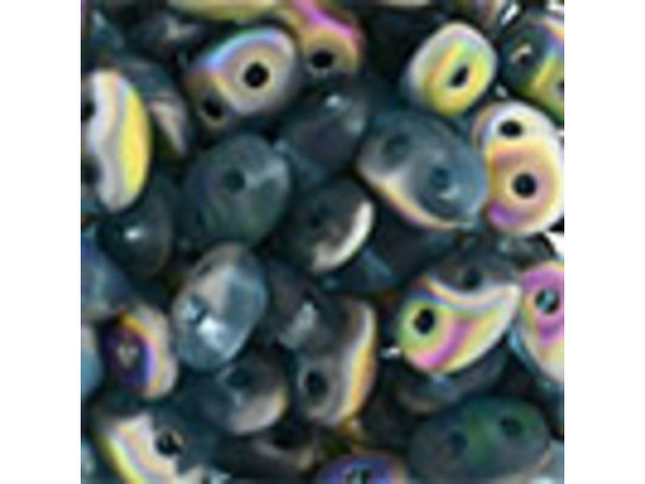 You'll love these SuperDuo 2 x 5mm beads. Create intricate jewelry designs with Czech glass seed beads! Featuring a unique shape and two stringing holes, these seed beads add a special touch of creativity to your designs. They have tapered edges and nest up nicely when strung, making them ideal for floral and woven designs. Add a special touch to your jewelry with Czech glass seed beads!    