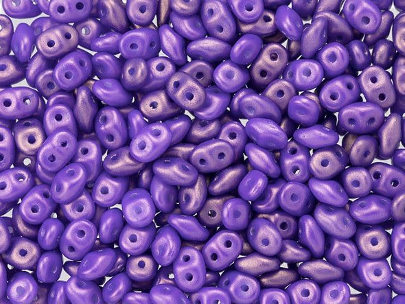 Matubo SuperDuo 2 x 5mm Purple Gold Shine 2-Hole Seed Bead 2.5-Inch Tube Matubo SuperDuo 2 x 5mm Purple Gold Shine 2-Hole Seed Bead 2.5-Inch Tube
