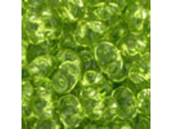 Matubo SuperDuo 2 x 5mm Olivine 2-Hole Seed Bead 2.5-Inch Tube