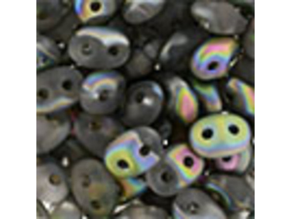 You'll love these SuperDuo 2 x 5mm beads. Create intricate jewelry designs with Czech glass seed beads! Featuring a unique shape and two stringing holes, these seed beads add a special touch of creativity to your designs. They have tapered edges and nest up nicely when strung, making them ideal for floral and woven designs. Add a special touch to your jewelry with Czech glass seed beads!    