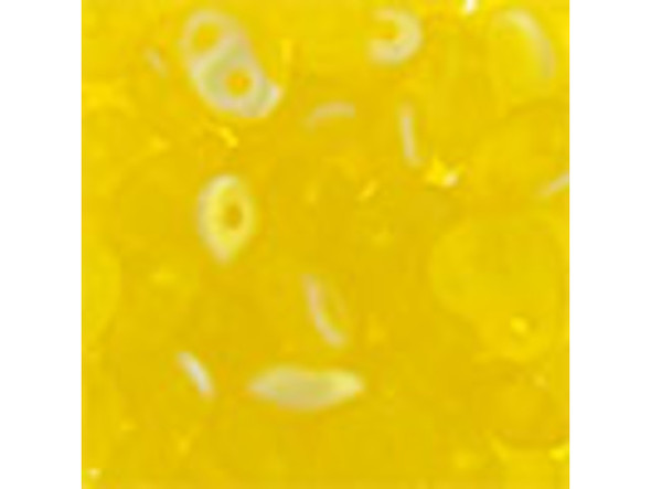 Matubo SuperDuo 2 x 5mm Matte - Jonquil AB 2-Hole Seed Bead 2.5-Inch Tube