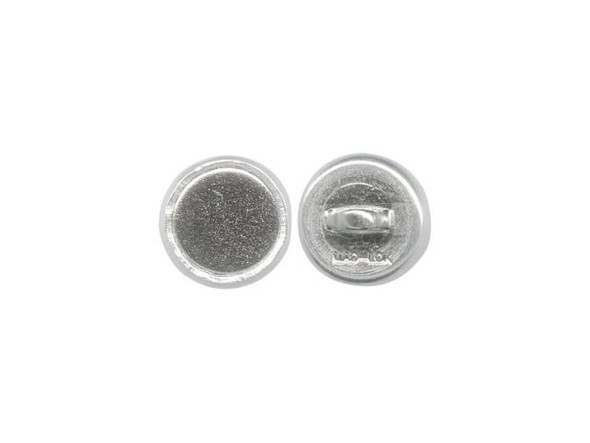 MAG-LOK Silver Plated Magnetic Jewelry Clasp, Superior Quality, Button, 8mm (Each)