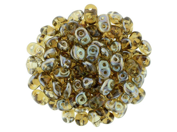 You'll love these SuperDuo 2 x 5mm beads. Create intricate jewelry designs with Czech glass seed beads! Featuring a unique shape and two stringing holes, these seed beads add a special touch of creativity to your designs. They have tapered edges and nest up nicely when strung, making them ideal for floral and woven designs. Add a special touch to your jewelry with Czech glass seed beads!    