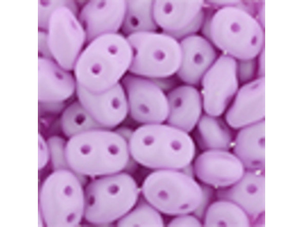 Matubo SuperDuo 2 x 5mm Saturated Violet 2-Hole Seed Bead 2.5-Inch Tube
