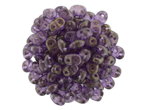 Matubo SuperDuo 2 x 5mm Halo - Regal 2-Hole Seed Bead 2.5-Inch Tube