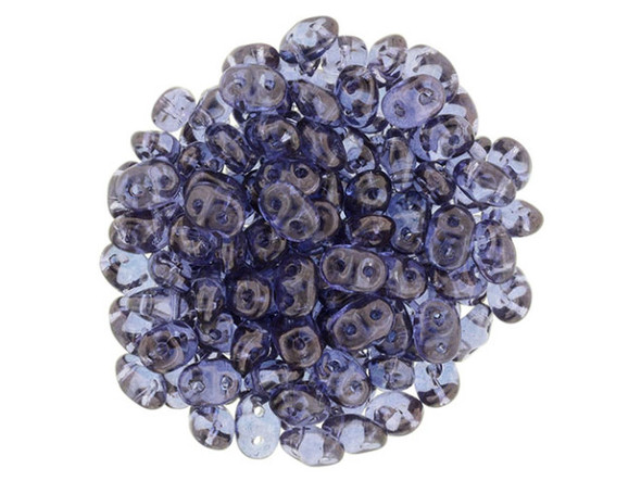 You'll love these SuperDuo 2 x 5mm beads. Create intricate jewelry designs with Czech glass seed beads! Featuring a unique shape and two stringing holes, these seed beads add a special touch of creativity to your designs. They have tapered edges and nest up nicely when strung, making them ideal for floral and woven designs. Add a special touch to your jewelry with Czech glass seed beads!    