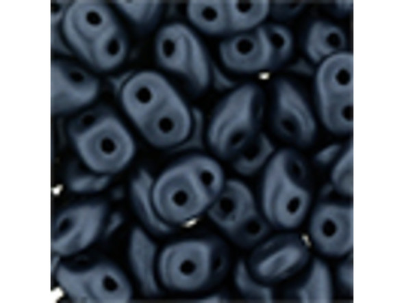Matubo SuperDuo 2 x 5mm Navy Pearl Coat 2-Hole Seed Bead 2.5-Inch Tube Matubo SuperDuo 2 x 5mm Navy Pearl Coat 2-Hole Seed Bead 2.5-Inch Tube