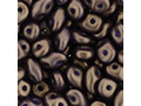 Create unique dimension in jewelry designs with these Matubo SuperDuo beads. Create intricate jewelry designs with Czech glass seed beads! Featuring a unique shape and two stringing holes, these seed beads add a special touch of creativity to your designs. They have tapered edges and nest up nicely when strung, making them ideal for floral and woven designs. Add a special touch to your jewelry with Czech glass seed beads!  