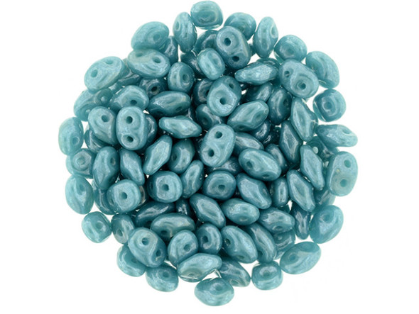 You'll love these SuperDuo 2 x 5mm beads. Create intricate jewelry designs with Czech glass seed beads! Featuring a unique shape and two stringing holes, these seed beads add a special touch of creativity to your designs. They have tapered edges and nest up nicely when strung, making them ideal for floral and woven designs. Add a special touch to your jewelry with Czech glass seed beads!    