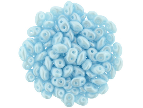 You'll love these SuperDuo 2 x 5mm beads. Create intricate jewelry designs with Czech glass seed beads! Featuring a unique shape and two stringing holes, these seed beads add a special touch of creativity to your designs. They have tapered edges and nest up nicely when strung, making them ideal for floral and woven designs. Add a special touch to your jewelry with Czech glass seed beads!    