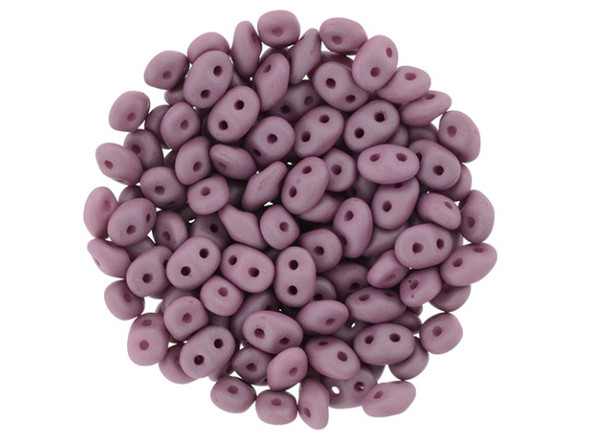 You'll love these SuperDuo 2 x 5mm beads. Create intricate jewelry designs with Czech glass seed beads! Featuring a unique shape and two stringing holes, these seed beads add a special touch of creativity to your designs. They have tapered edges and nest up nicely when strung, making them ideal for floral and woven designs. Add a special touch to your jewelry with Czech glass seed beads!    