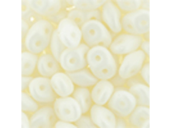 You'll love these SuperDuo 2 x 5mm beads. Create intricate jewelry designs with Czech glass seed beads! Featuring a unique shape and two stringing holes, these seed beads add a special touch of creativity to your designs. They have tapered edges and nest up nicely when strung, making them ideal for floral and woven designs. Add a special touch to your jewelry with Czech glass seed beads!    