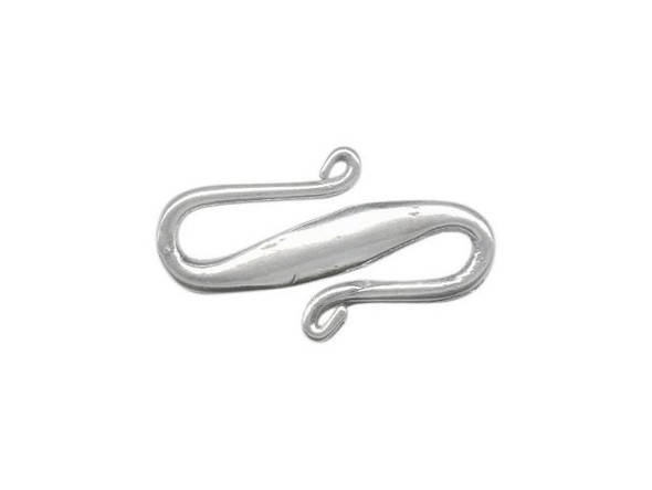 Sterling Silver Jewelry Clasp, "S" Hook (Each)