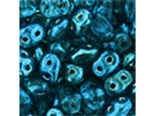 Matubo SuperDuo 2 x 5mm Mirror - Turquoise Blue 2-Hole Seed Bead 2.5-Inch Tube Matubo SuperDuo 2 x 5mm Mirror - Turquoise Blue 2-Hole Seed Bead 2.5-Inch Tube