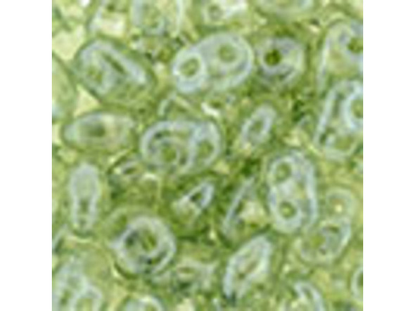 Sage green color with a brilliant luster fills these Matubo SuperDuo beads. Create intricate jewelry designs with Czech glass seed beads! Featuring a unique shape and two stringing holes, these seed beads add a special touch of creativity to your designs. They have tapered edges and nest up nicely when strung, making them ideal for floral and woven designs. Add a special touch to your jewelry with Czech glass seed beads!  