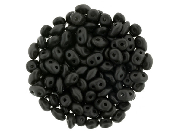 You'll love these SuperDuo 2 x 5mm beads. Create intricate jewelry designs with Czech glass seed beads! Featuring a unique shape and two stringing holes, these seed beads add a special touch of creativity to your designs. They have tapered edges and nest up nicely when strung, making them ideal for floral and woven designs. Add a special touch to your jewelry with Czech glass seed beads!    