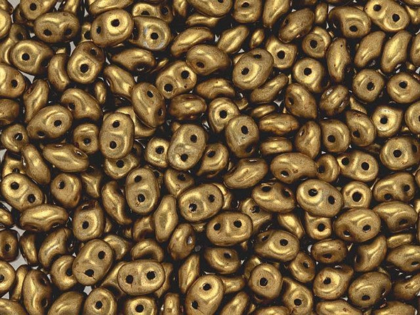 Create unforgettable beaded styles with these Matubo SuperDuo beads. Create intricate jewelry designs with Czech glass seed beads! Featuring a unique shape and two stringing holes, these seed beads add a special touch of creativity to your designs. They have tapered edges and nest up nicely when strung, making them ideal for floral and woven designs. Add a special touch to your jewelry with Czech glass seed beads!  
