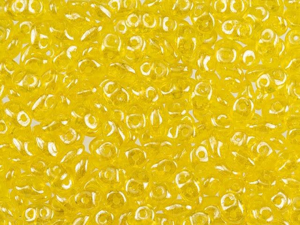 Matubo SuperDuo 2 x 5mm Jonquil Luster 2-Hole Seed Bead 2.5-Inch Tube