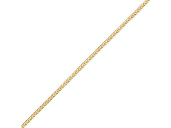 Beadalon Gold Plated French Wire, Fine (Each)