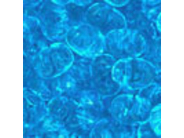 Matubo SuperDuo 2x5mm 2-Hole Aquamarine Seed Bead 2.5-Inch Tube