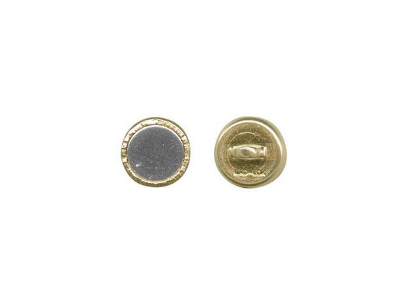 MAG-LOK 1/20, 14kt Gold-Filled Magnetic Jewelry Clasp, Superior Quality, Button, 6mm (Each)