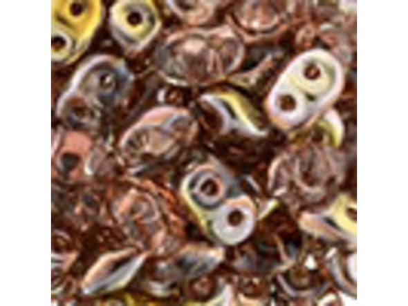 Matubo SuperDuo 2 x 5mm Apollo Rosaline 2-Hole Seed Bead 2.5-Inch Tube