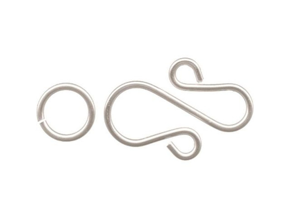 Weave Got Maille S Hook Jewelry Clasp - Silver Color (Each)