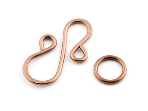 Weave Got Maille S Hook Jewelry Clasp - Antique Copper Color (Each)