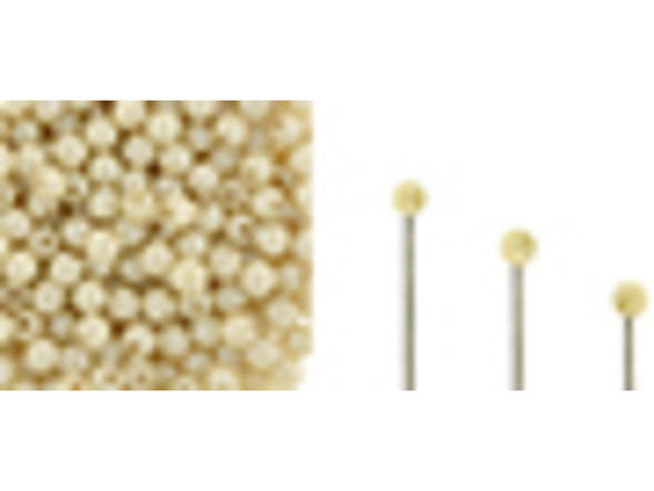 Looking to add an extra touch of elegance to your DIY jewelry designs? Look no further than these exquisite half-drilled Finial beads from Starman. Made from high-quality Czech glass and featuring a stunning Luster Opaque Champagne color, these small, round beads are perfect for creating custom head and eye pins, wire-work decorations, or Kumihimo ends. Their half-drilled center hole pairs perfectly with wires, cords, and memory wire for easy attachment, while their brilliant luster adds an extra touch of sophistication to any design. Elevate your jewelry making game today with these must-have Finial beads from Starman.